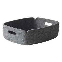 Restore tray förvaringskorg låg, Grå
