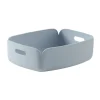Restore tray förvaringskorg låg, Light Blue