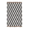 Retro duschdraperi 150x200 cm, Dark grey