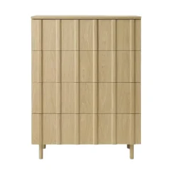 Rib dresser 4 lådor, Oak