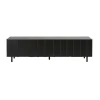 Rib sideboard låg, Soft Black