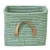 Rice raffia förvaringskorg, Mint