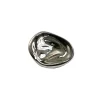 Ripple no. 01 liten knopp, Chrome