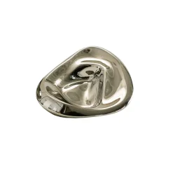 Ripple no. 02 stor knopp, Chrome