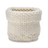 Rope förvaringskorg, naturvit