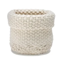 Rope förvaringskorg, naturvit