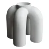 Rope värmeljusstake 14x14 cm, White