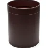 Ørskov papperskorg läder, Chocolate