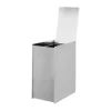 Sama soptunna, Brushed stainless steel