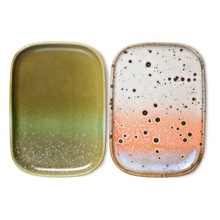 70's bricka liten 2-pack, Asteroids / Grass