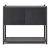 Sceene bookcase C, Svartbetsad ek