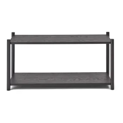 Sceene bookcase F, Svartbetsad ek