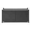 Sceene bookcase G, Svartbetsad ek