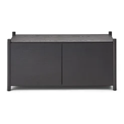 Sceene bookcase G, Svartbetsad ek