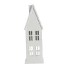 Seholia dekorationshus 28 cm, White