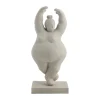 Serafina dekoration kvinna piruett 28 cm, Grey