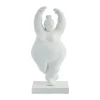 Serafina dekoration kvinna piruett 28 cm, White