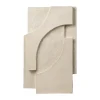 Serif Relief väggdekoration M, Off white