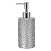 Shape tvålpump, hamrad silver