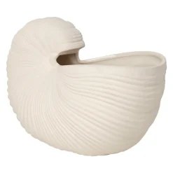 Shell pot, Off white