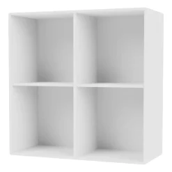 SHOW hylla 69,6x69,6 cm inkl. upphängningsskena, New white