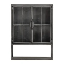 Sindre skåp 46x21,5x61 cm, Black, metall