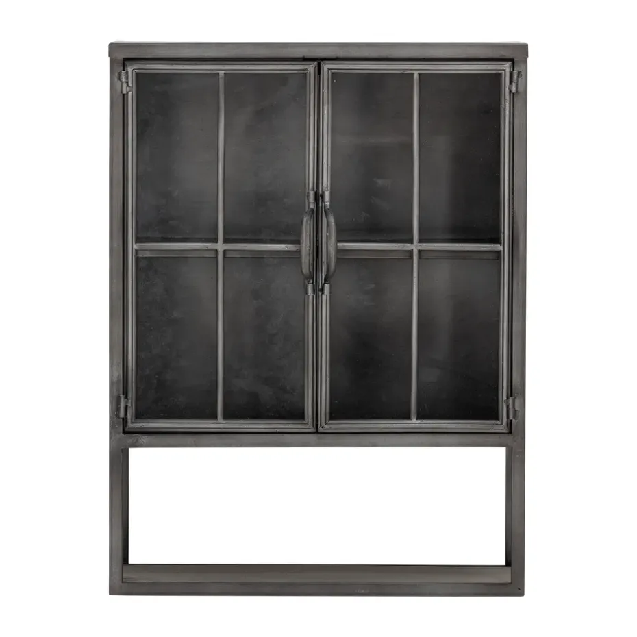 Sindre skåp 46x21,5x61 cm, Black, metall