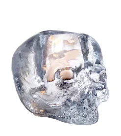 Skull ljuslykta 8,5 cm, klarglas