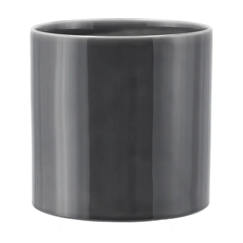 Sleek kruka Ø15 cm, Charcoal