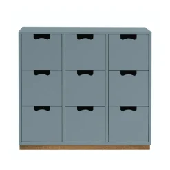 Snö B3 byrå, nordic blue, eksockel