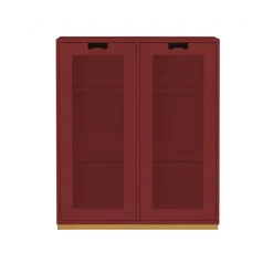 Snö E vitrinskåp, Brown red, dj. 30 cm
