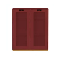 Snö E vitrinskåp, Brown red, dj. 42 cm