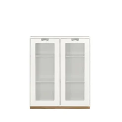 Snö E vitrinskåp, white, eksockel, dj.42 cm