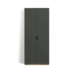 Snö F högskåp, green khaki, eksockel, dj.42 cm
