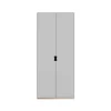 Snö F högskåp, light grey, björksockel, dj.42 cm