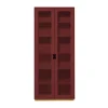 Snö F högskåp vitrin, Brown red, dj 42 cm