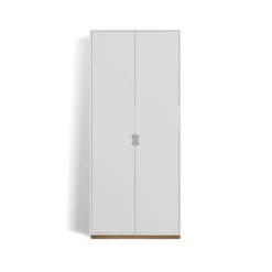 Snö F högskåp, white, eksockel, dj.42 cm, täckta dörrar
