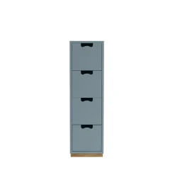 Snö J4 byrå, nordic blue, eksockel