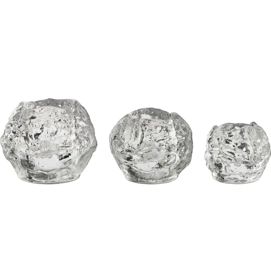 Snowball ljuslykta 3-pack, 3-pack
