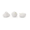 Snowball ornaments julgranshänge 3 delar, White