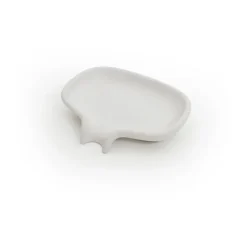 Soap Saver Flow tvålfat med avrinningspip betong, Vit