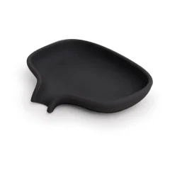 Soap Saver Flow tvålfat med avrinningspip small, Svart