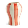Sobremesa stripe vas S 22 cm, Red