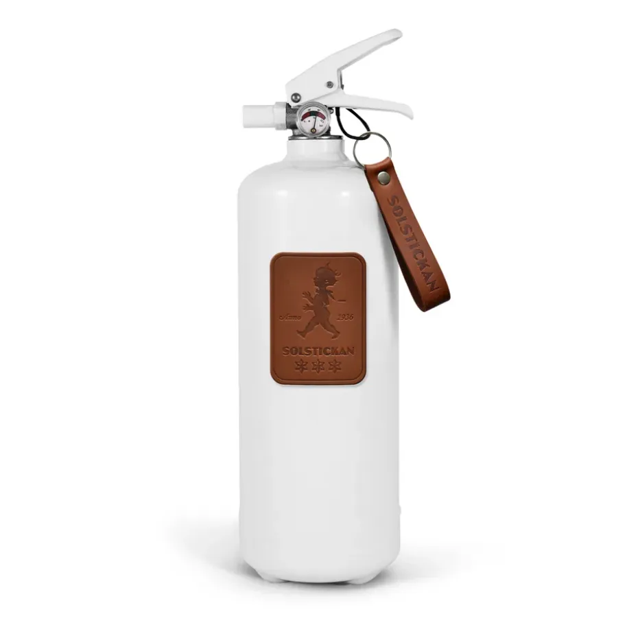 Solstickan brandsläckare 2 kg, Mörkbrunt läder