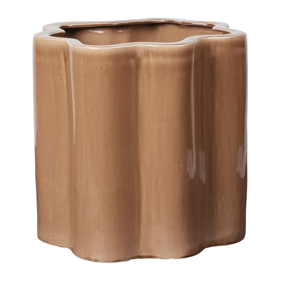 Sonja blomkruka H:36 cm, Brown