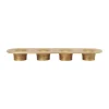 Soothe 4 ljusstake 8x29 cm, Brass Finish