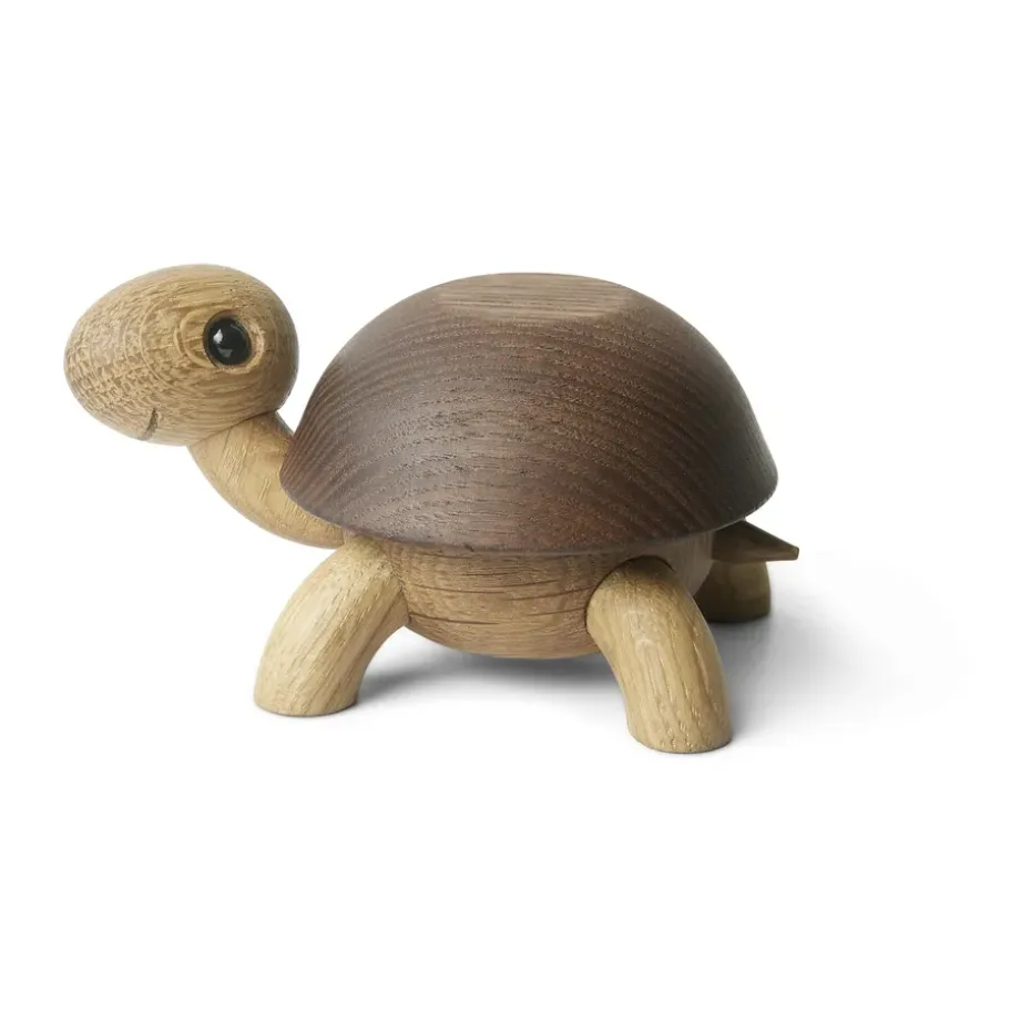 Speedy sköldpadda dekoration 4 cm, Ek-ask