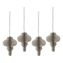 Spira julgranshänge 4-pack, Beige
