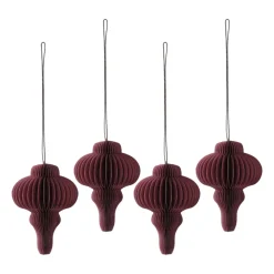 Spira julgranshänge 4-pack, Red