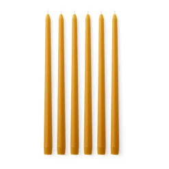 Spire ljus 38 cm 6-pack, Ochre
